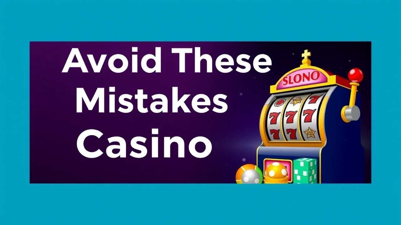 Avoid These Common Mistakes When Playing Casino Slots